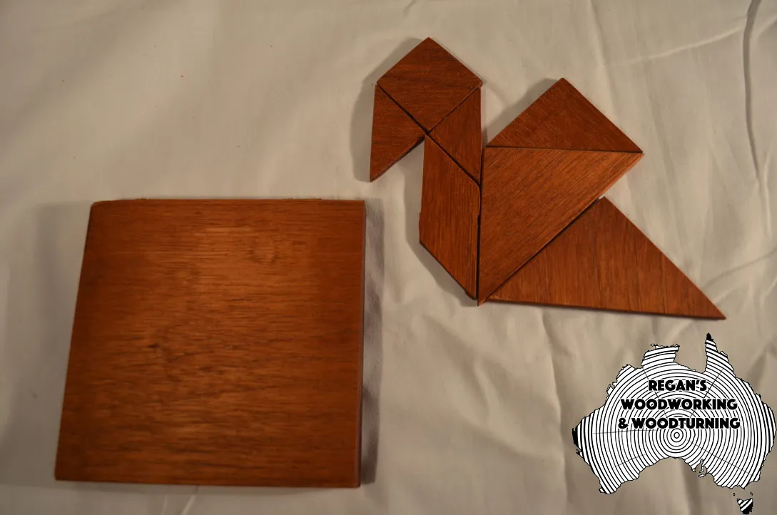 Quick and Easy Tangram Puzzle and Box  - image 1