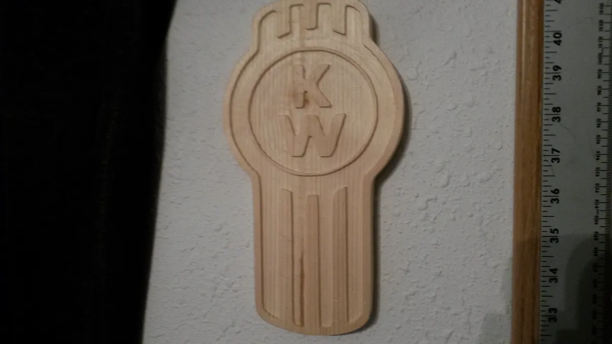 Kenworth Logo Carving - image 1