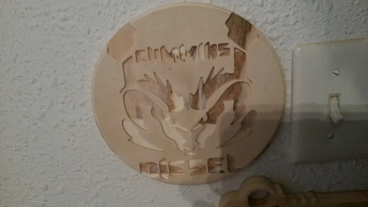 Cummins Smoke Stacks Cut Out - image 1