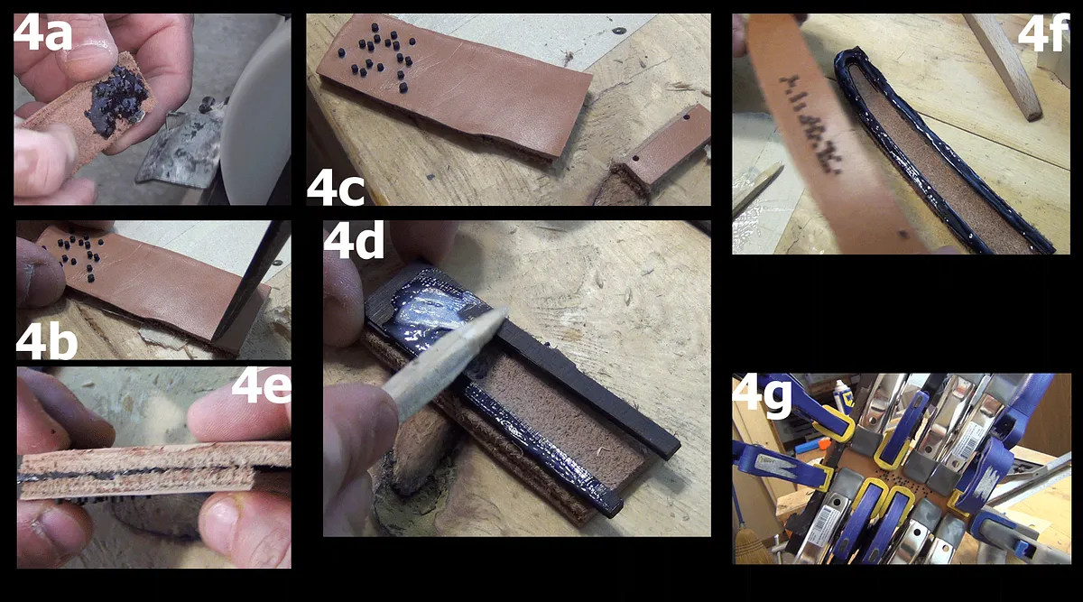 Tanto Letter Opener — rough forming the handle and sheath