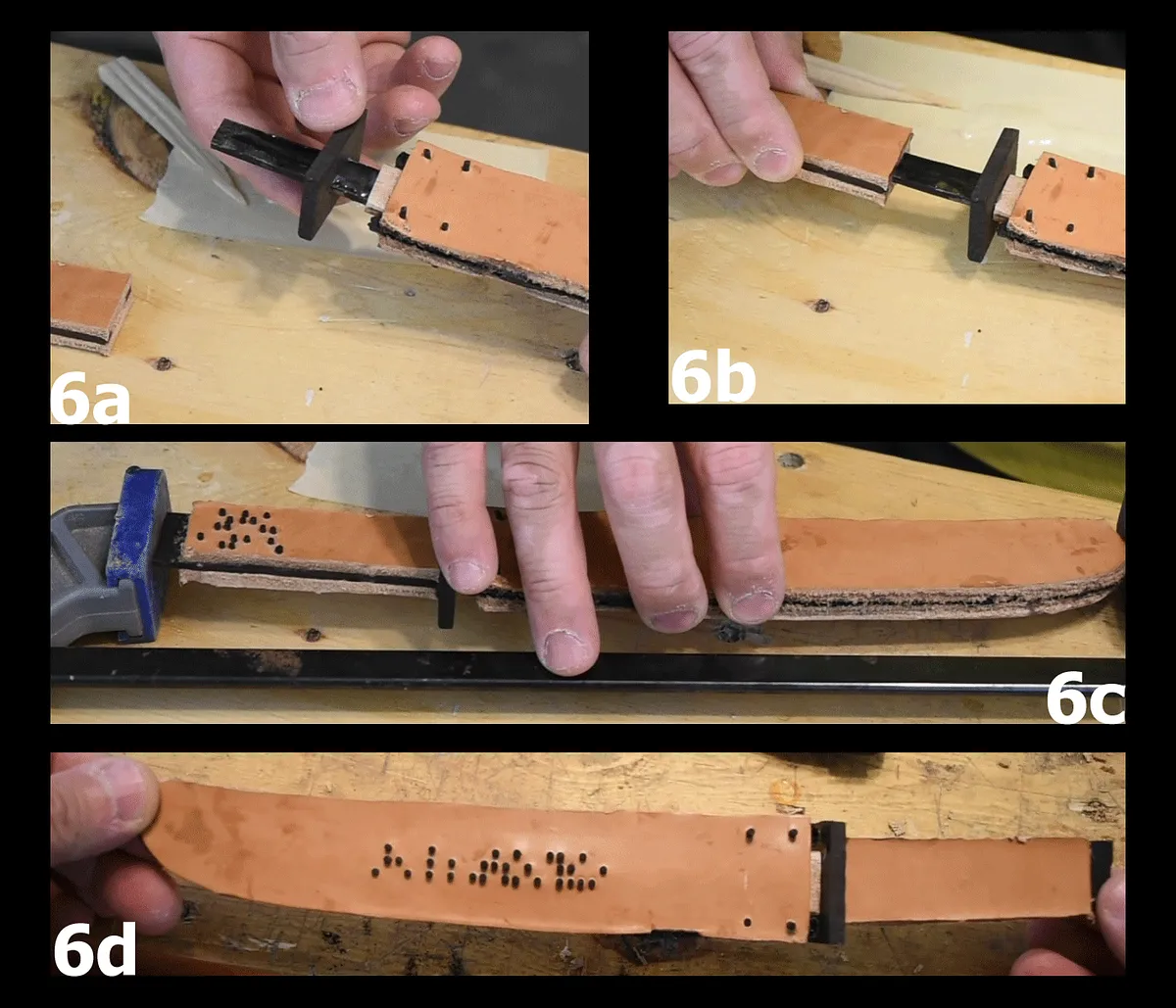 Tanto Letter Opener — fitting all the pieces