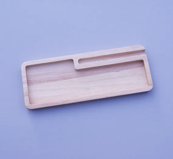 Wood Nightstand Catchall - image 3