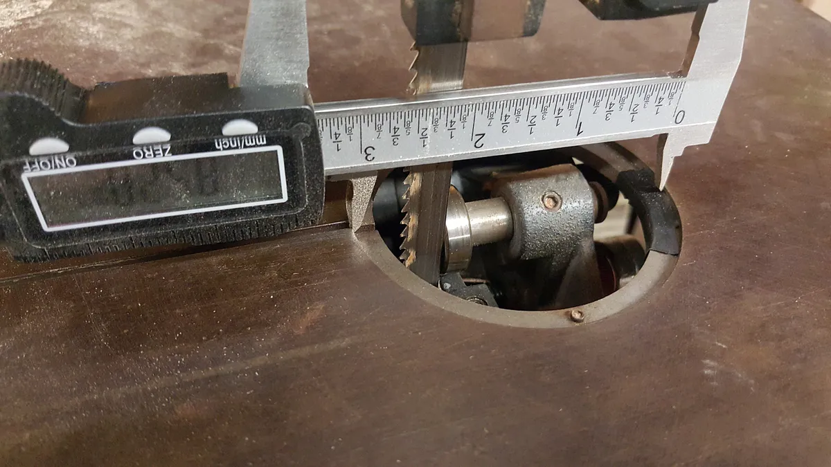 Bandsaw Zero Clearance Plate — Measure
