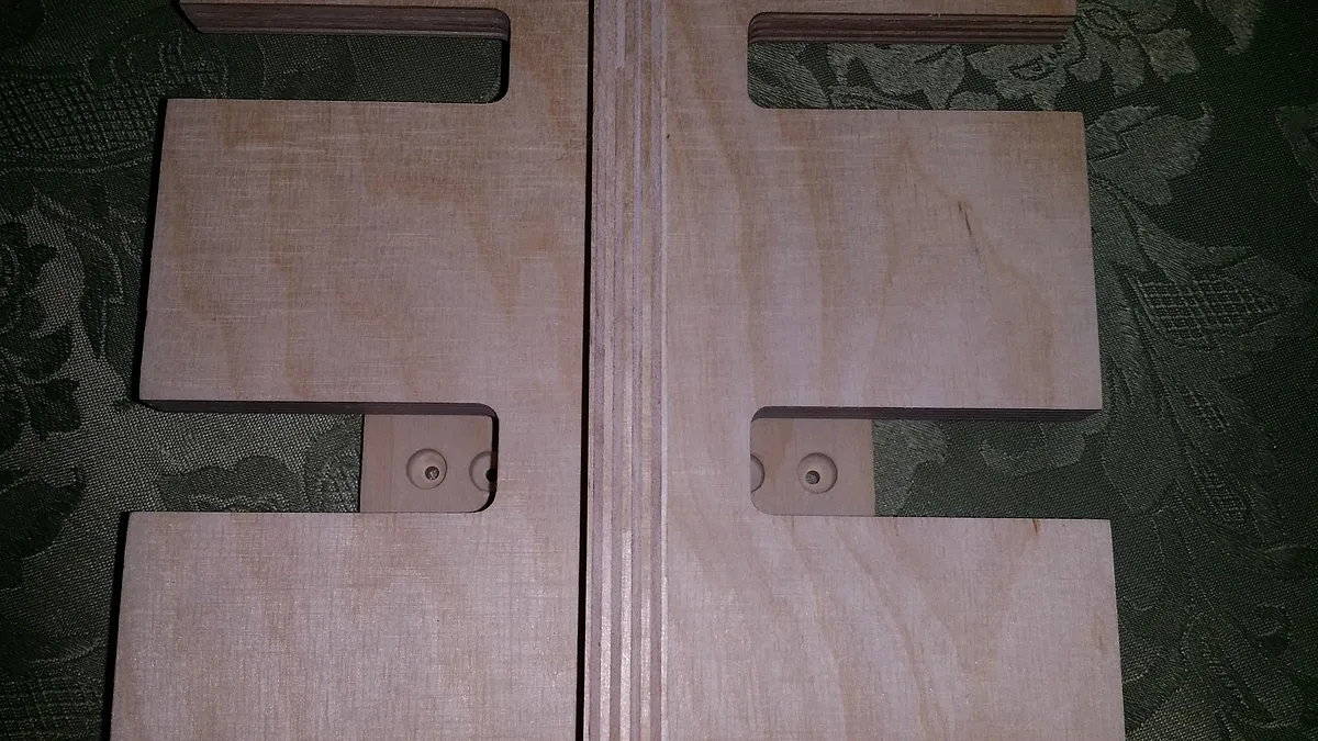  Wall Watch Holder — Countersink the holes
