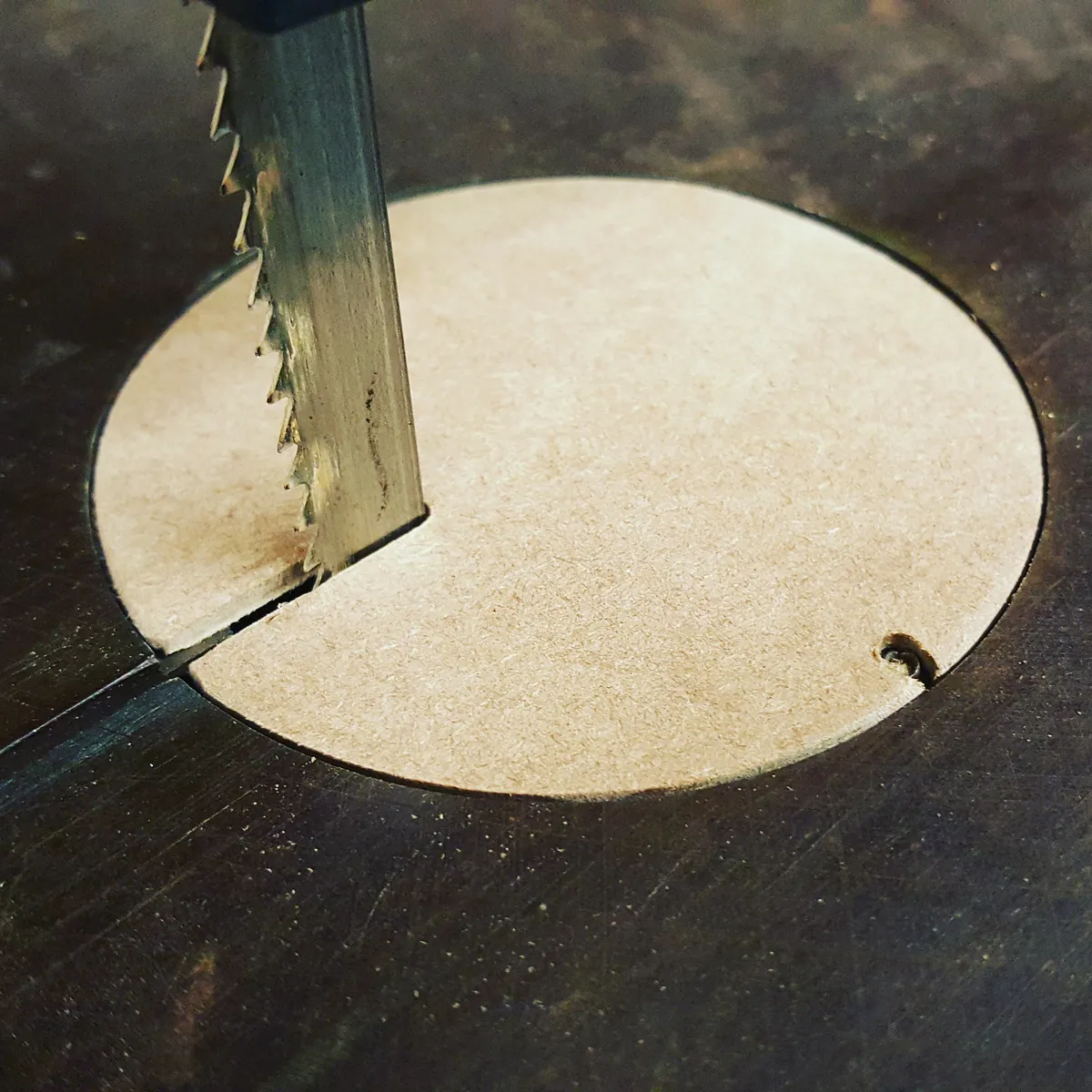 Bandsaw Zero Clearance Plate — Confirm fit and celebrate! (image 2)