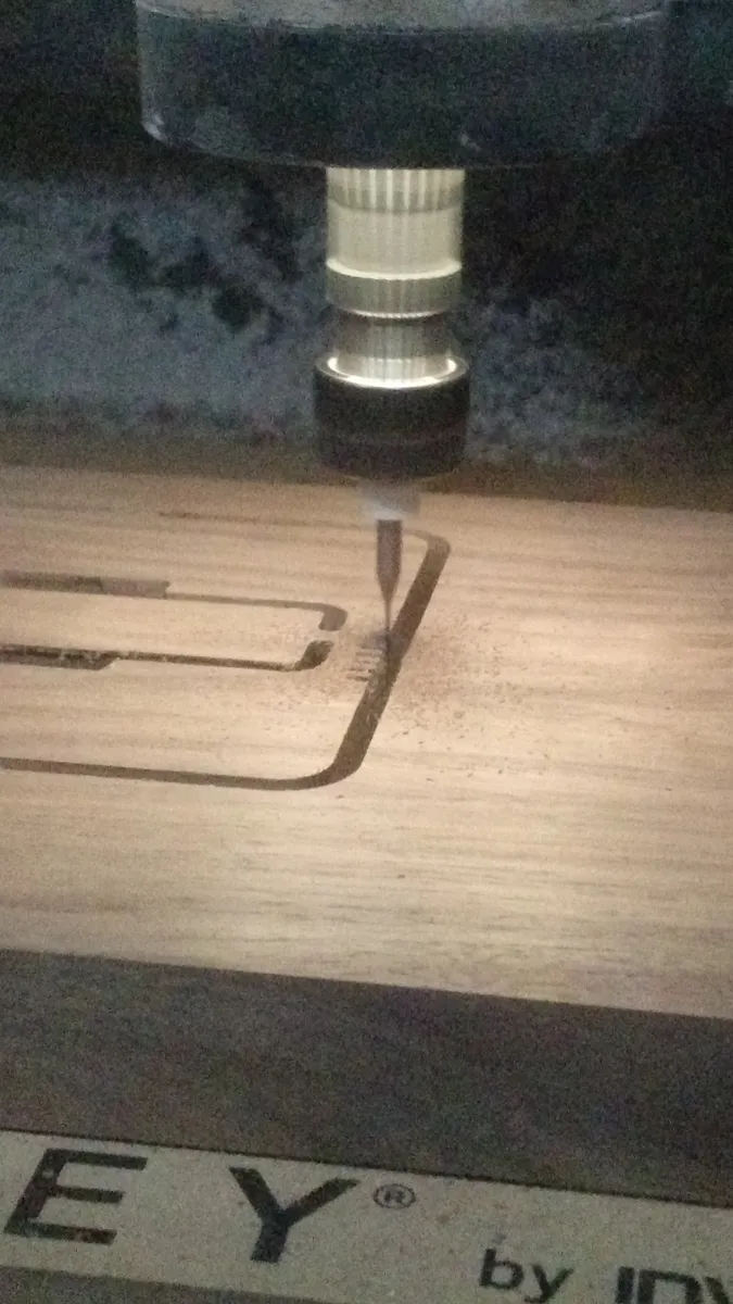 Post-It and Tape Dispenser — Mill reverse side of Walnut Part