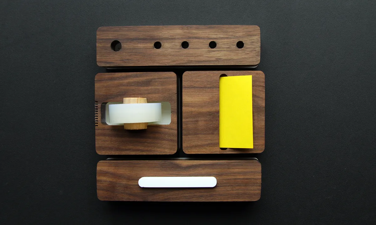 Post-It and Tape Dispenser - image 1