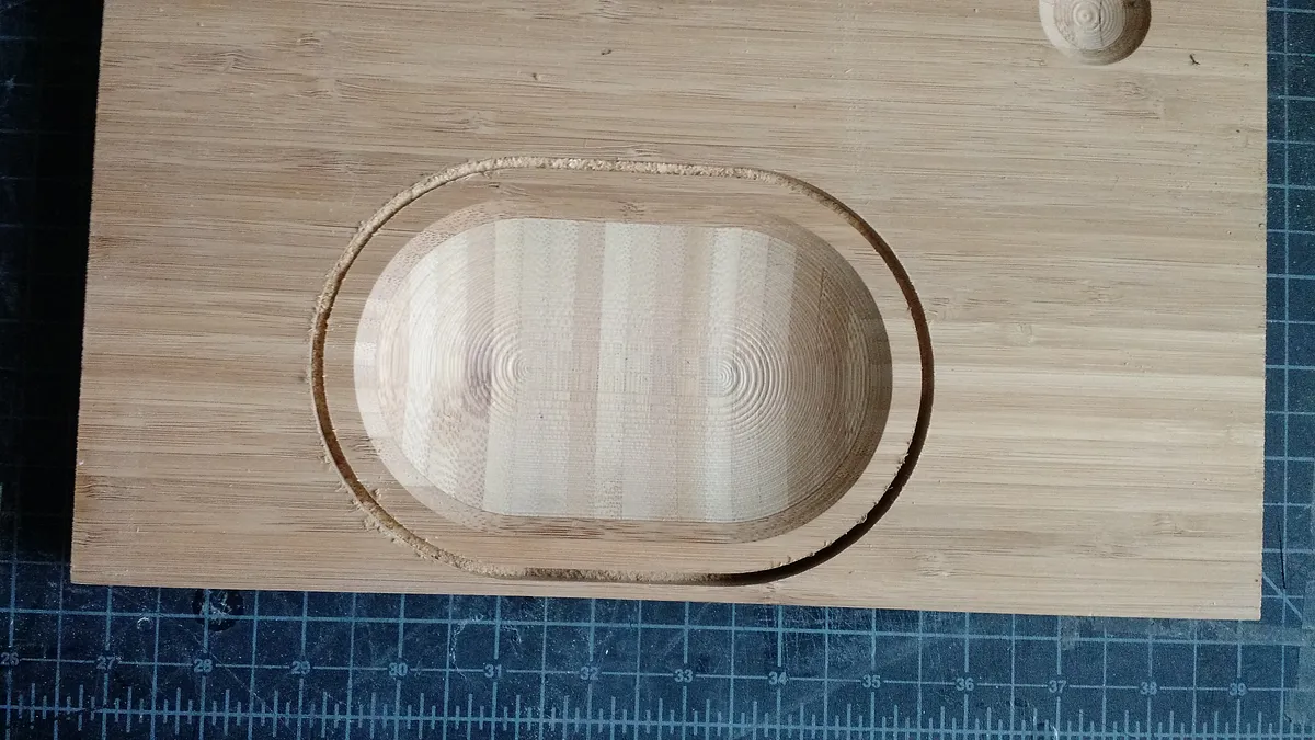 Bamboo Dish — Cut dish profile