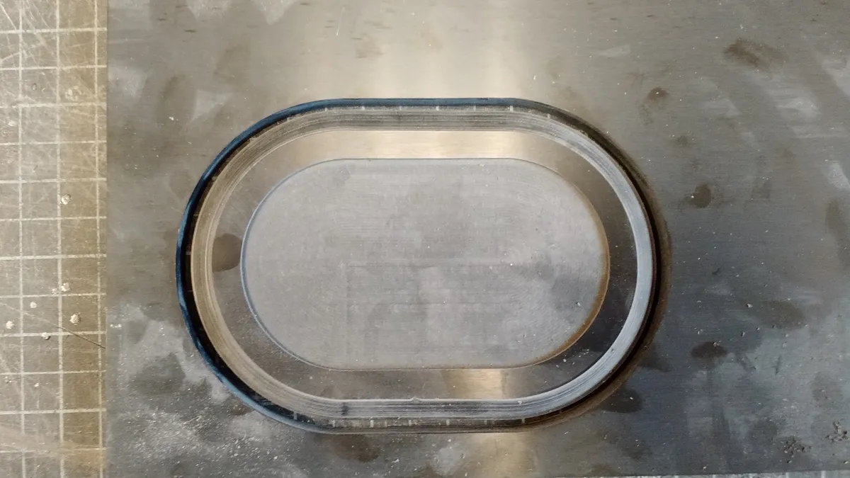 Bamboo Dish — Mill pocket into base