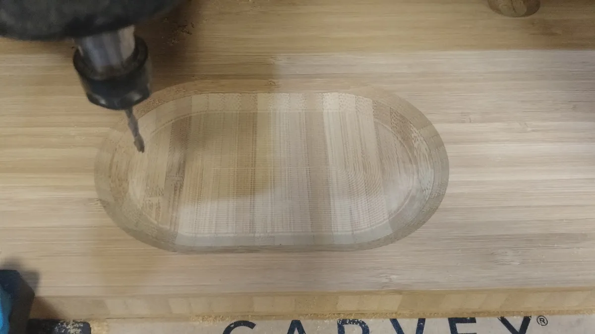 Bamboo Dish — Mill dish interior