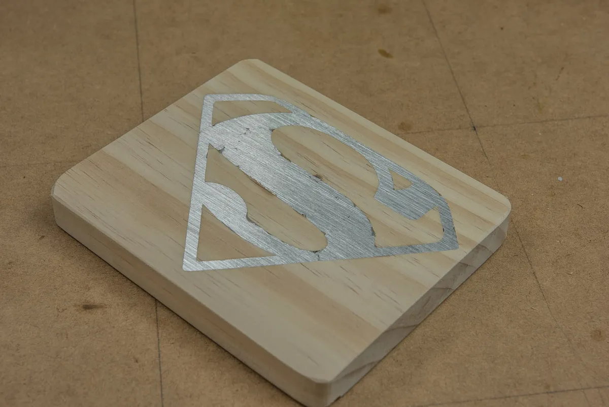 Solder Inlay for your woodworking projects — Sand the Solder flat