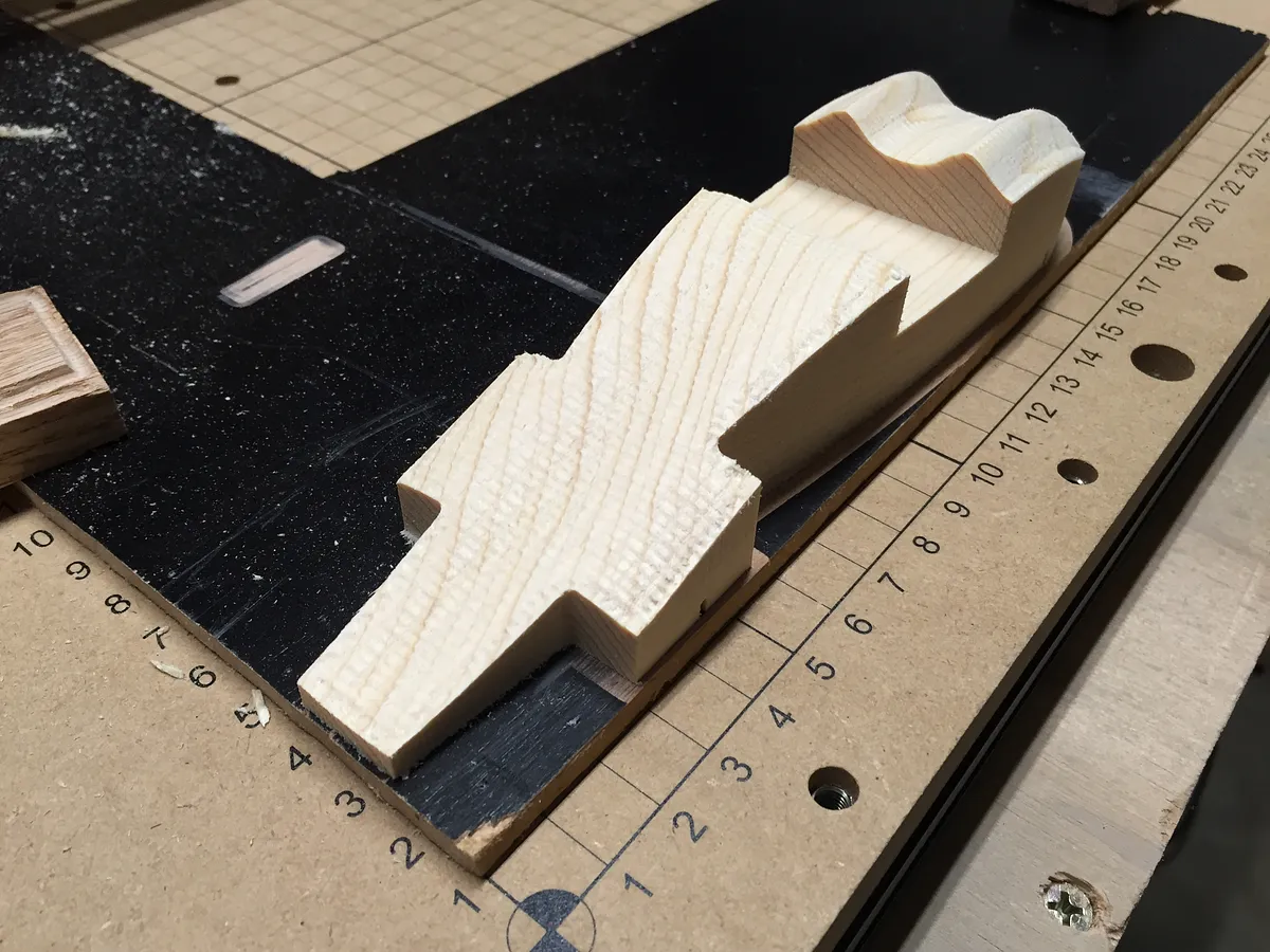 Pinewood Derby Car — 2nd Pass with Ball Nose (image 2)