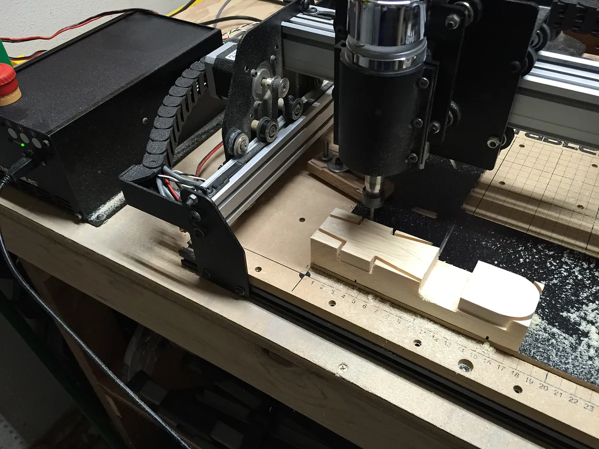 Pinewood Derby Car — First Pass with Flat End Mill (image 3)