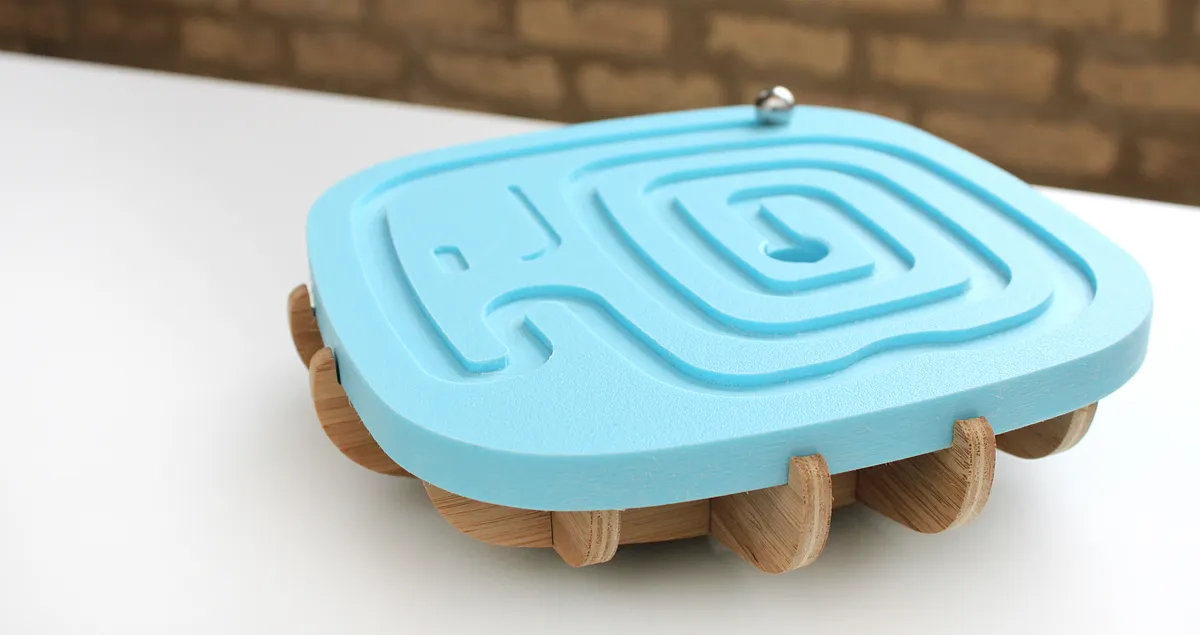 Marble Maze — Drop the top & get rolling
