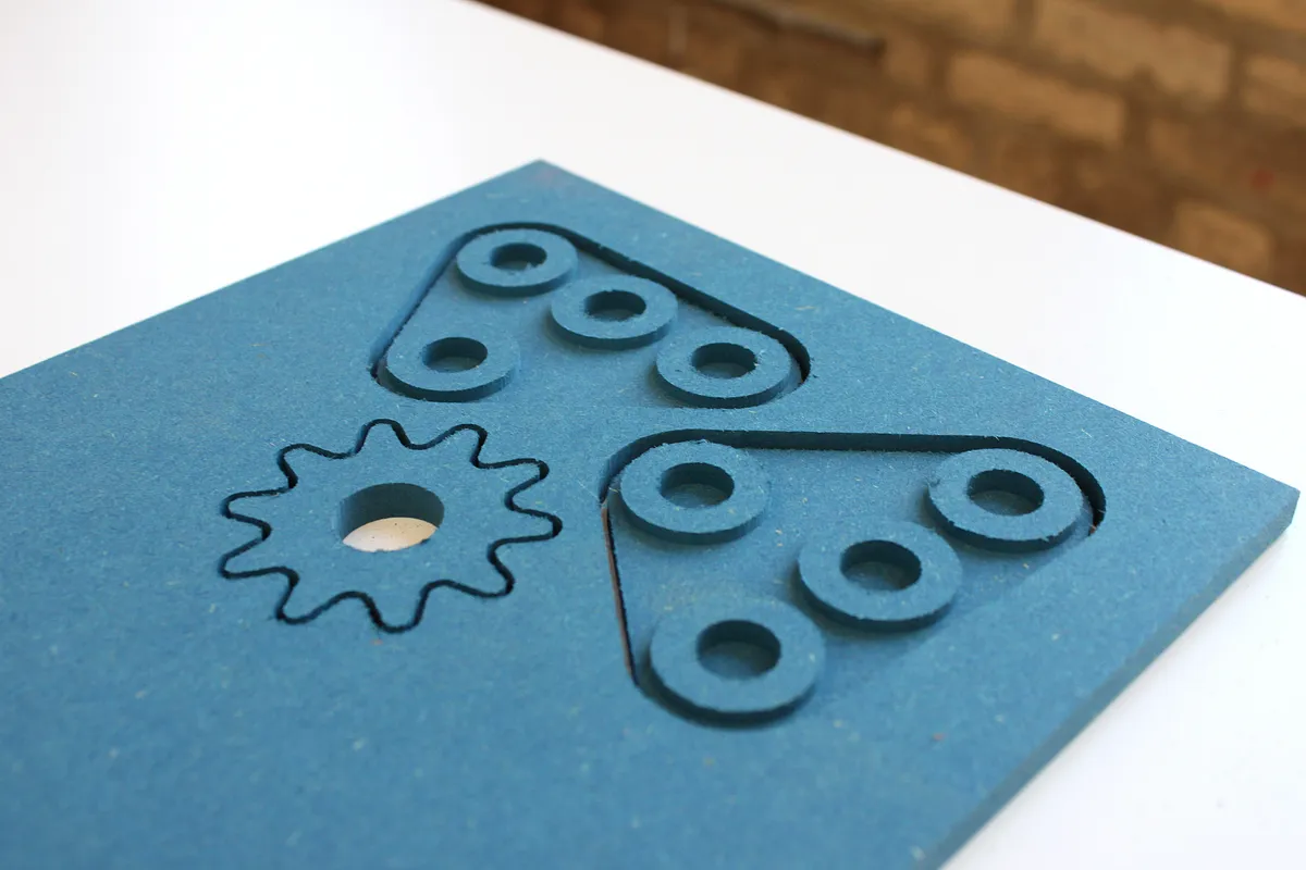 Activity Bot — Cut the final set of parts