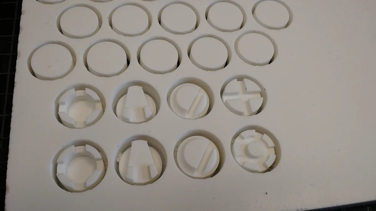 Chess Set — Mill White Corian Pieces
