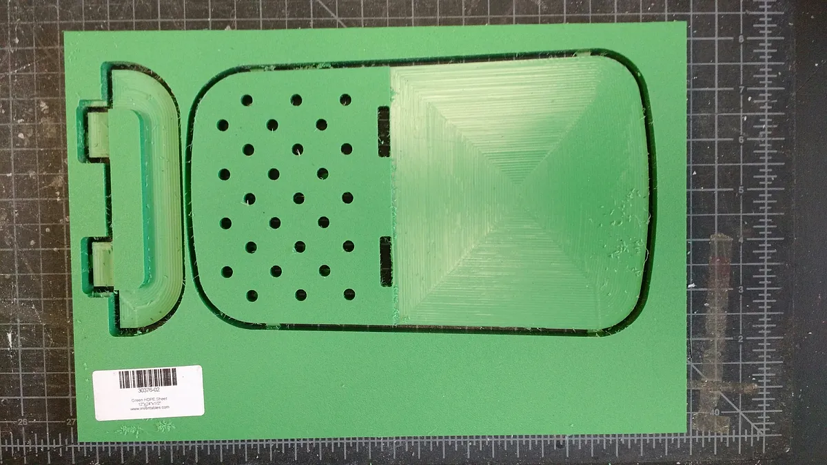 Locker Organizer — Mill hdpe sheet