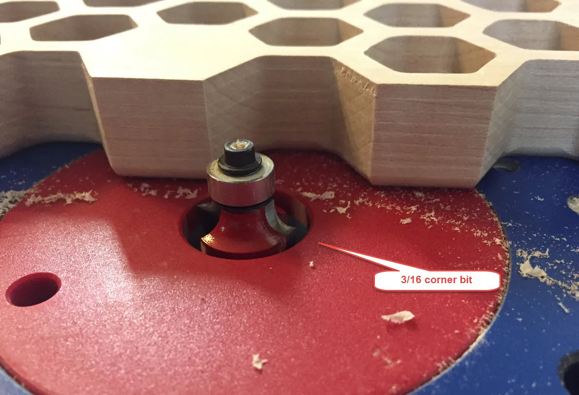 Trivet - Tabloid sized honeycomb — Detailing (image 2)