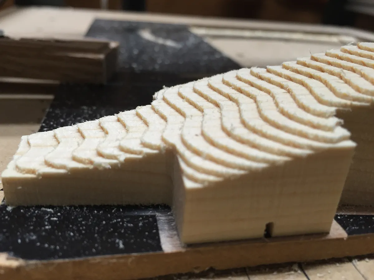 Pinewood Derby Car — First Pass with Flat End Mill (image 9)