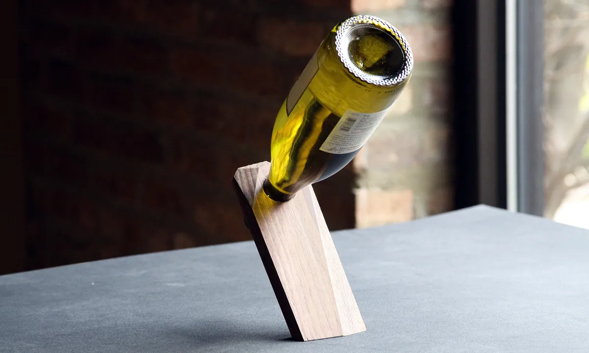 Balancing Wine Bottle Holder - image 2