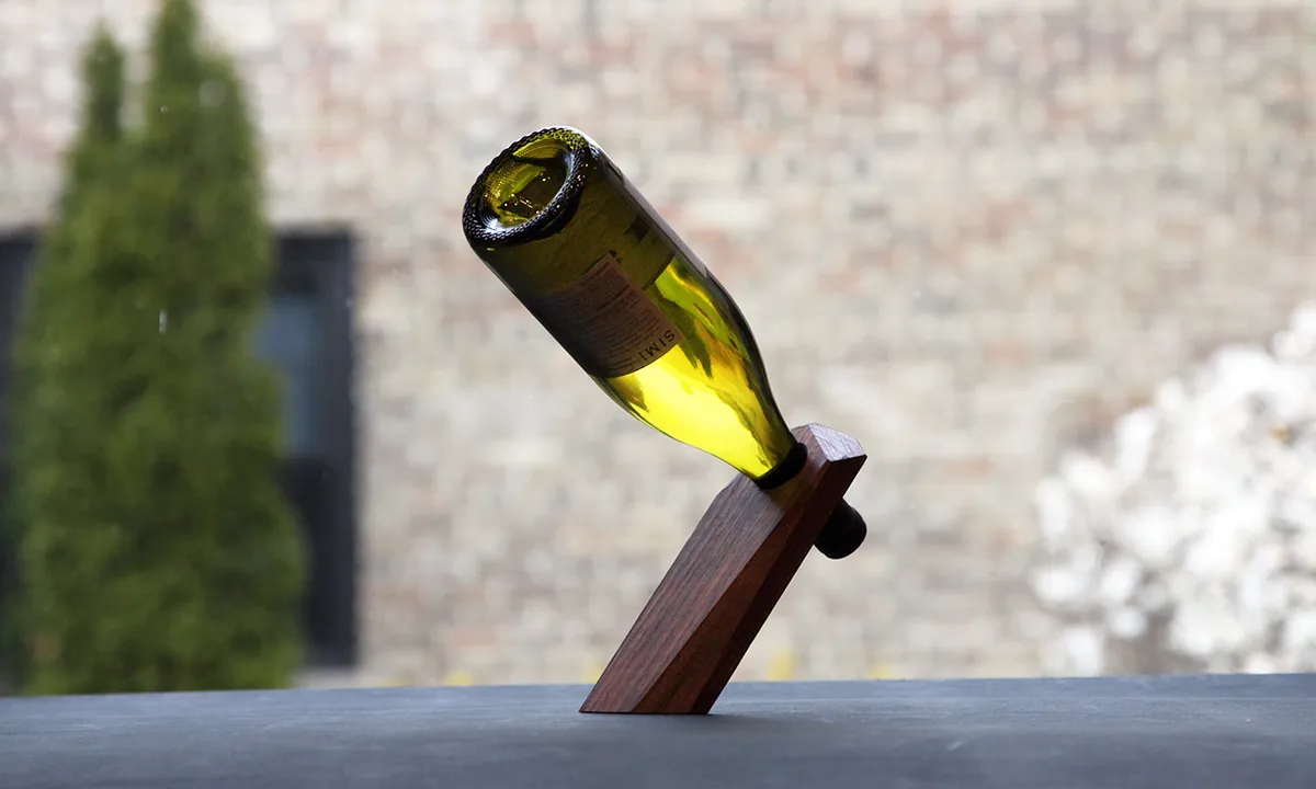Balancing Wine Bottle Holder - image 3