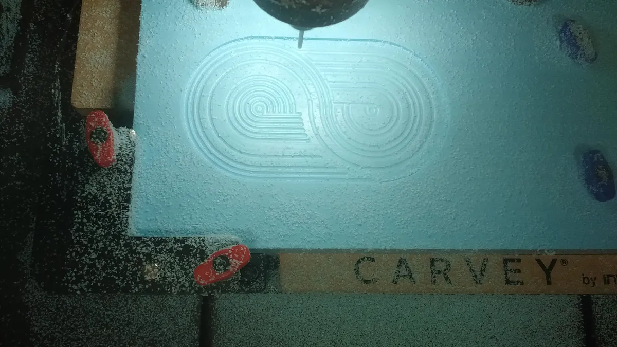 Soap Dish — Mill the pattern