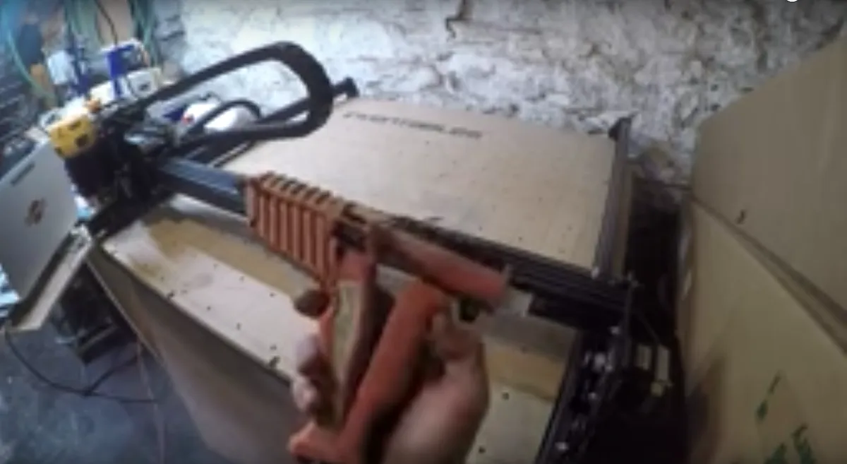 DIRESTA Wood Stool  — Hot Glue the sacrificial MDF layer