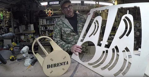 DIRESTA Wood Stool 