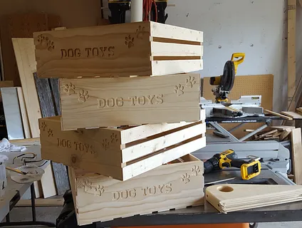 Dog Toy Crate