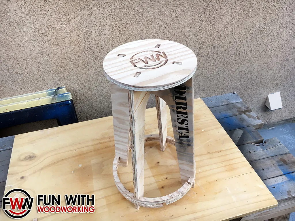 Remake of "DIRESTA Wood Stool " - image 1