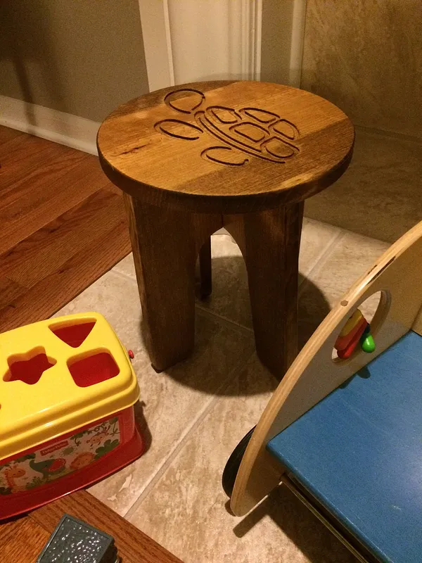 Remake of "DIRESTA Wood Stool " - image 1