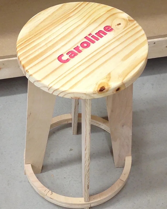 Remake of "DIRESTA Wood Stool " - image 1