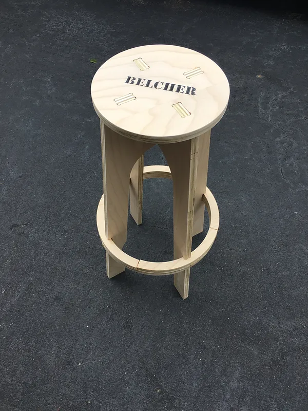 Full Height Version of "DIRESTA Wood Stool " - image 2