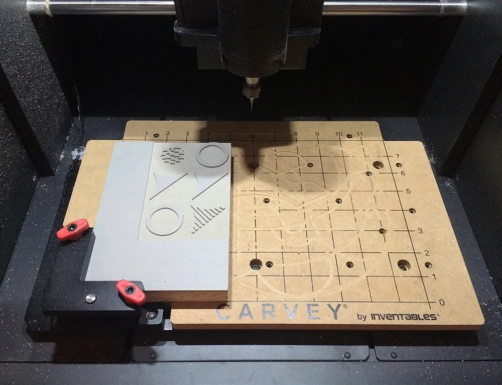 Block Print Tea Towel — Carve the design 