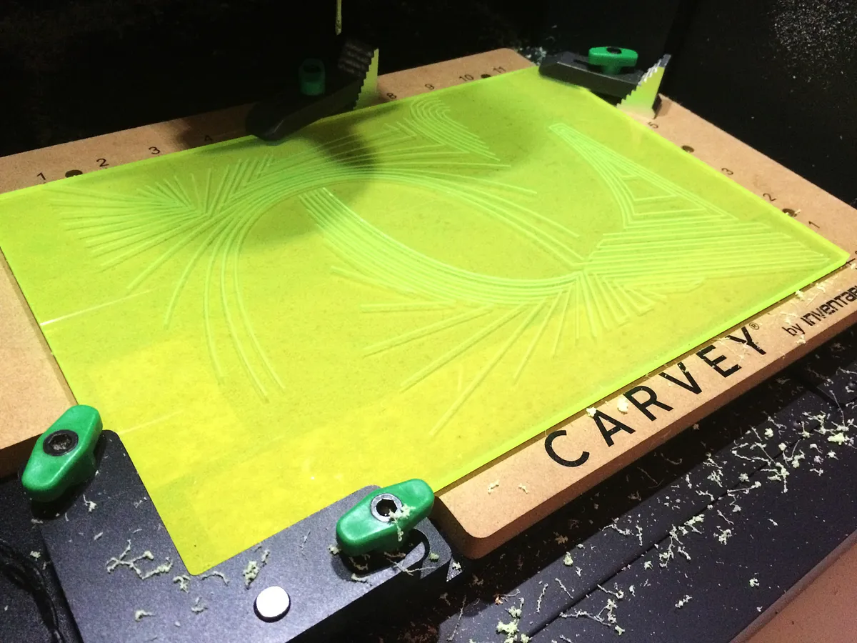 Engraved Neon Plant Stand — Engrave the planter