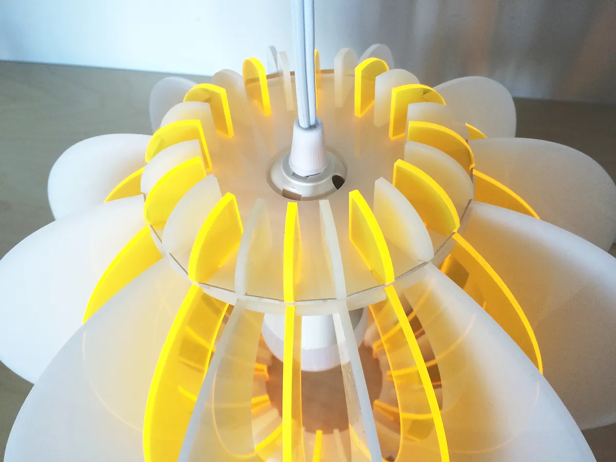 Modern Hanging Lamp — Attach to the light fixture