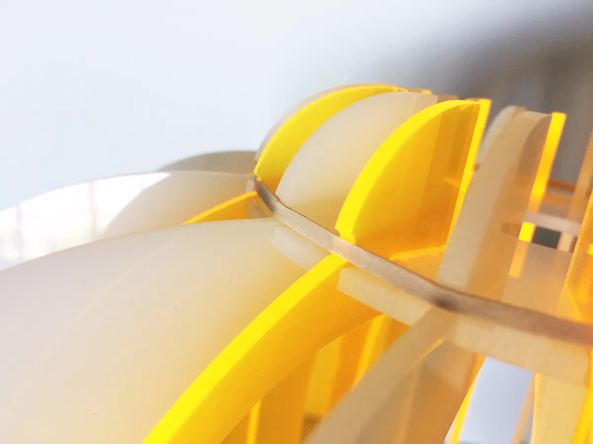 Modern Hanging Lamp — Assemble the pieces (image 2)