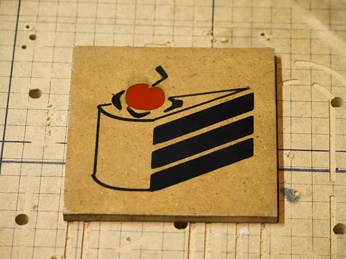 Portal Cake Coaster - image 1