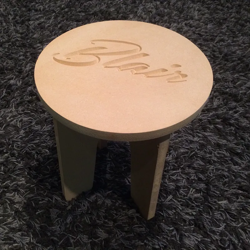Remake of "DIRESTA Wood Stool " - image 9