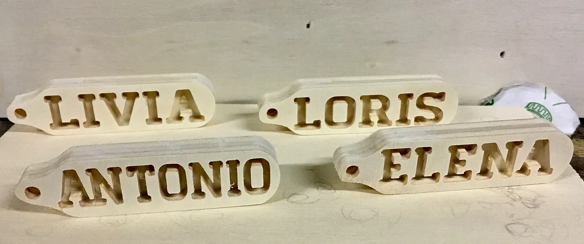 personalized keychain with name - image 1