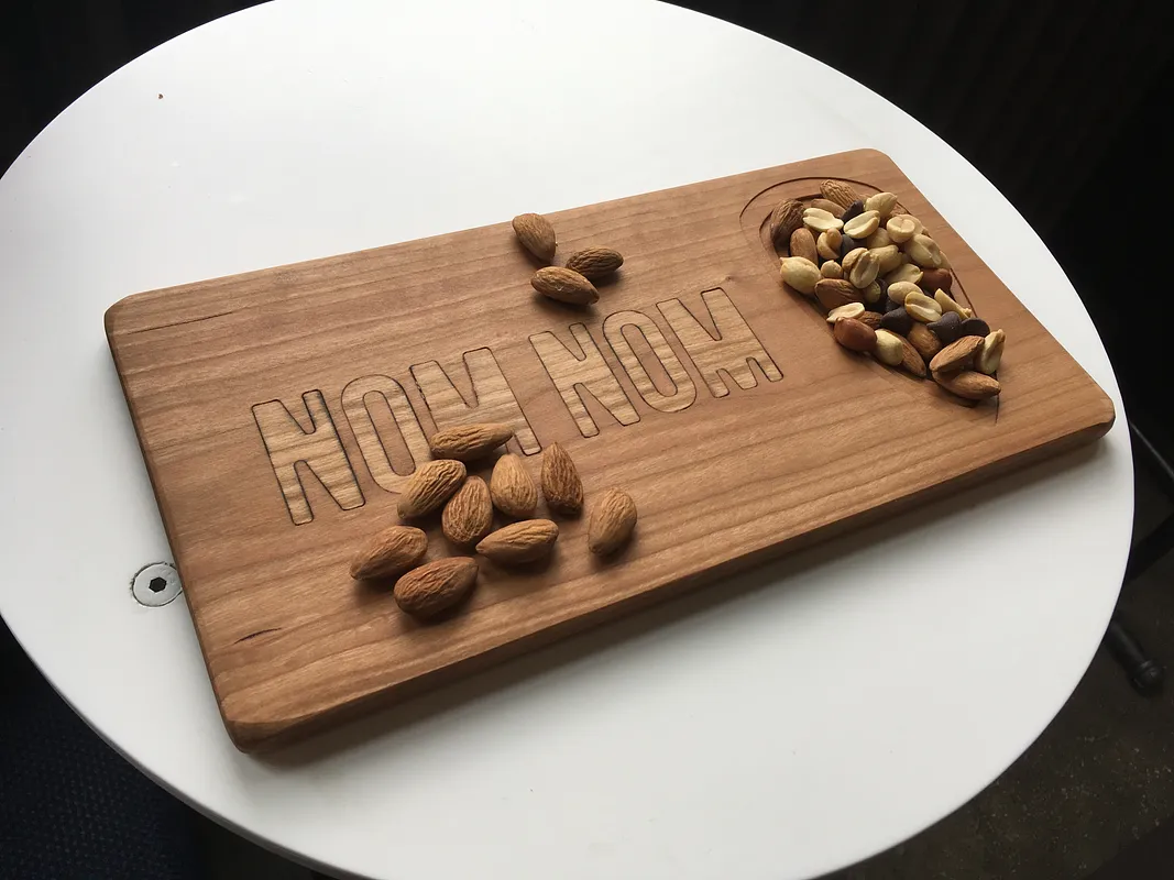 Nom Nom Cutting Board with Dish - image 1