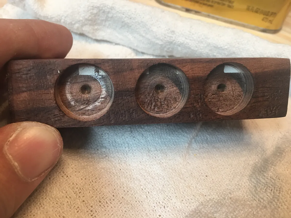 Magnetic Key Rack — Cut on X-Carve - Fill "KEYS" with Milliput