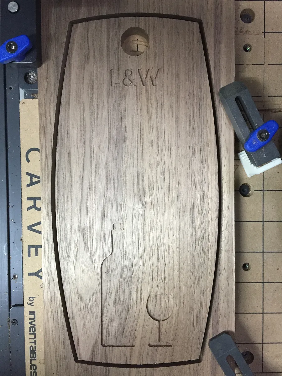 6 x 12 Cutting Board Template — Cut and assemble! 