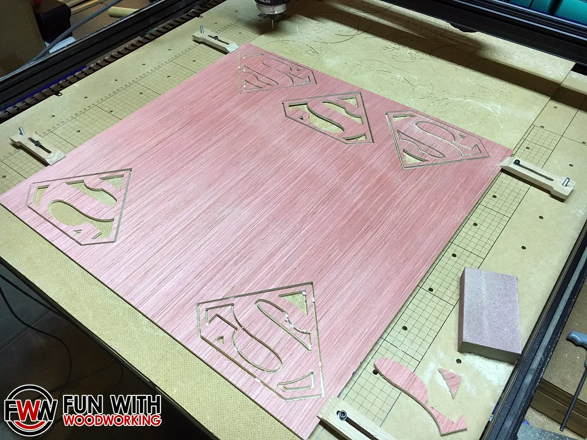 Superman Logos — Cutout the pieces