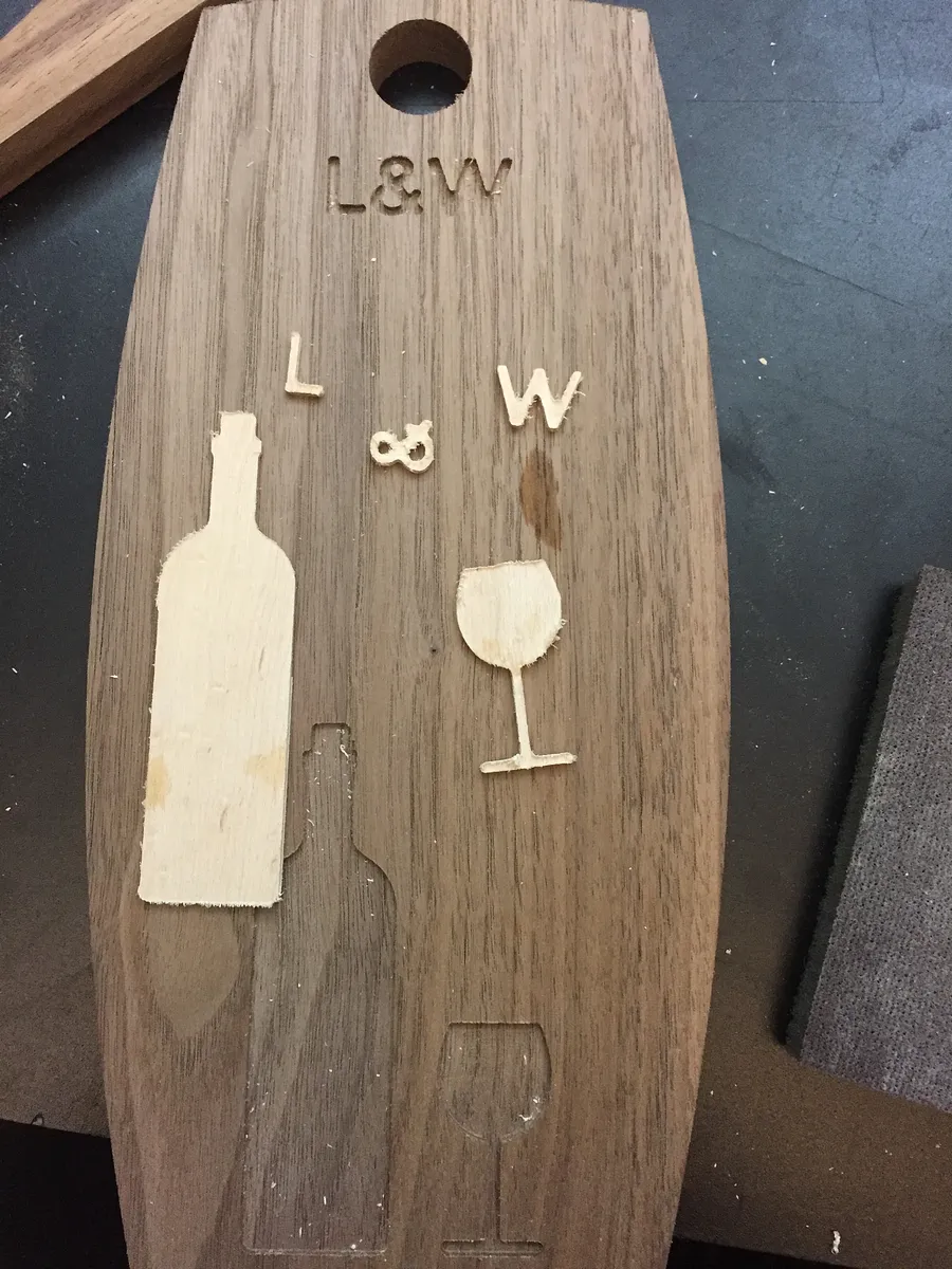 6 x 12 Cutting Board Template — Cut and assemble!  (image 3)