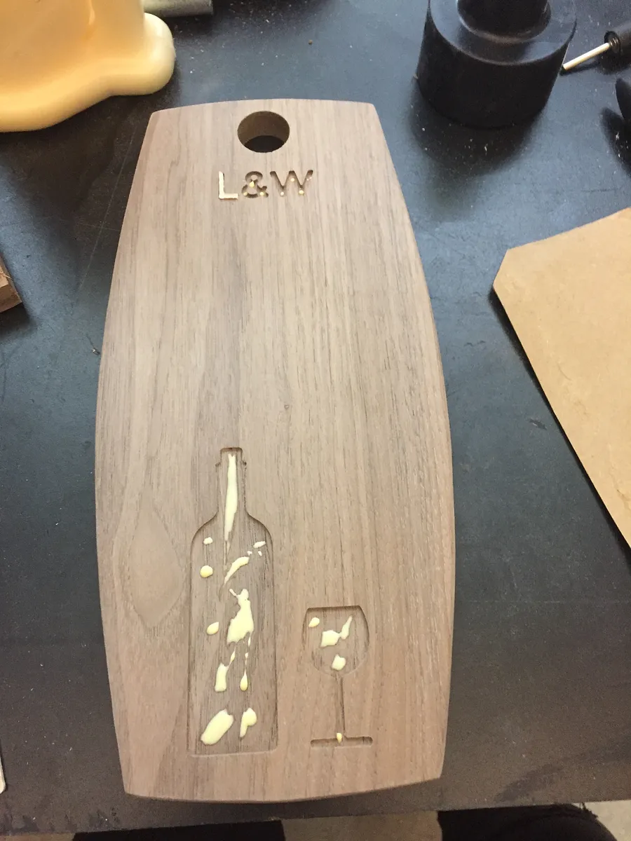 6 x 12 Cutting Board Template — Cut and assemble!  (image 4)