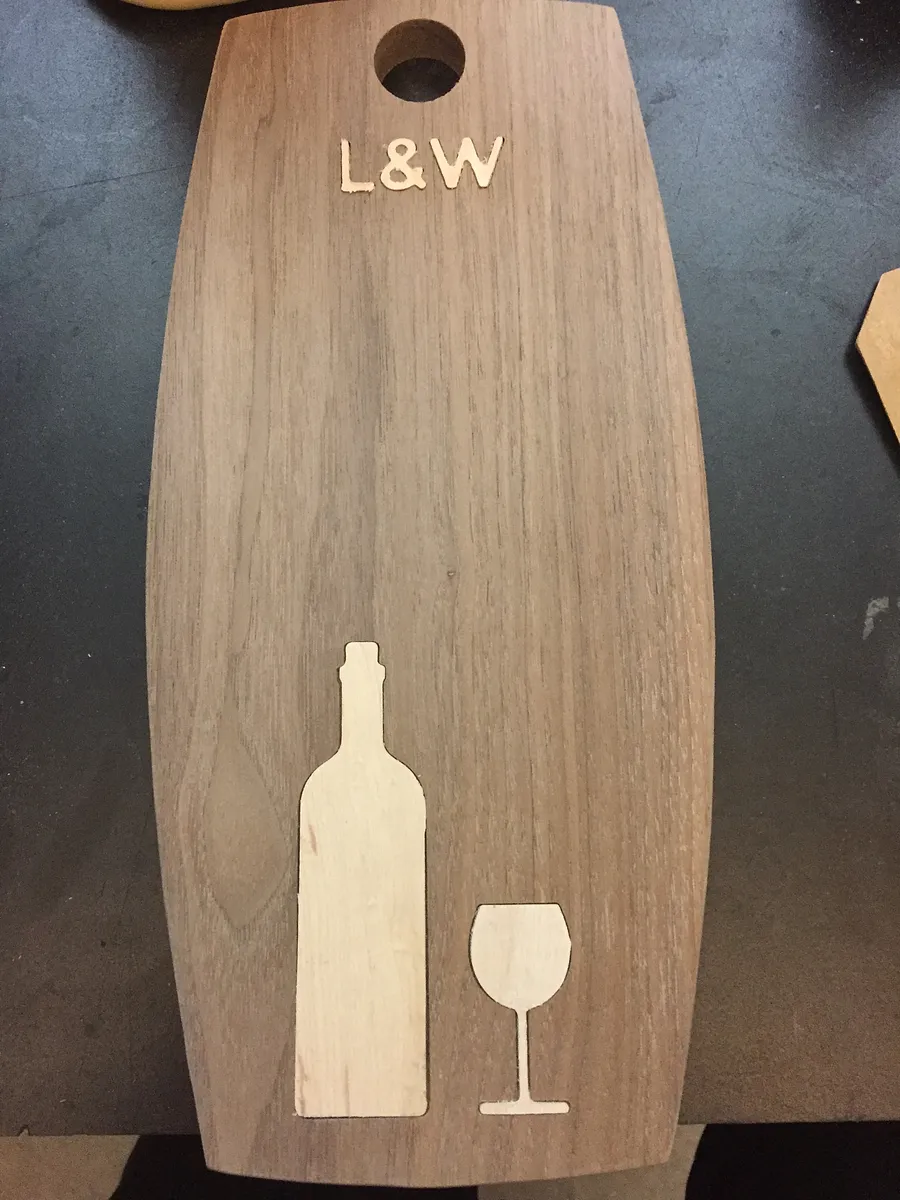 6 x 12 Cutting Board Template — Cut and assemble!  (image 5)
