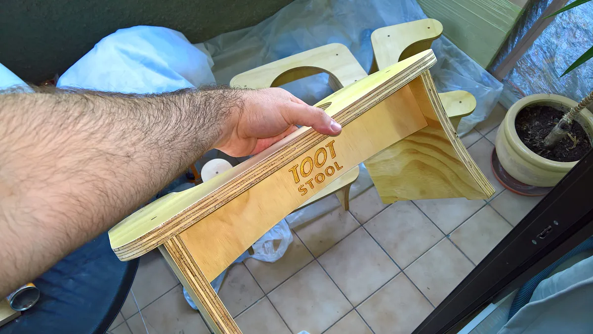 Toot Stool - Bathroom Footstool - image 1