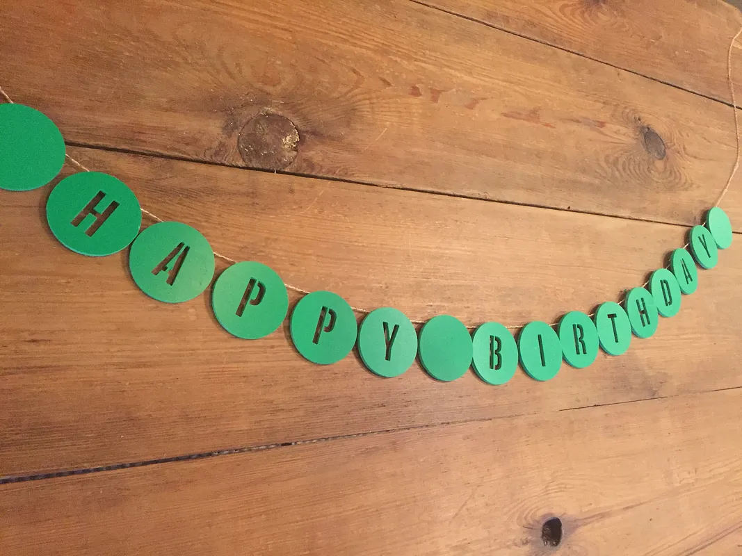 Happy Birthday Garland - image 1