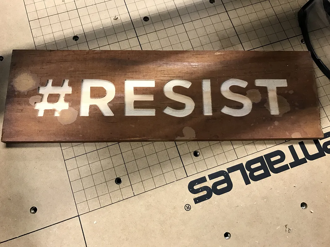#Resist - 3.5" wide - image 1